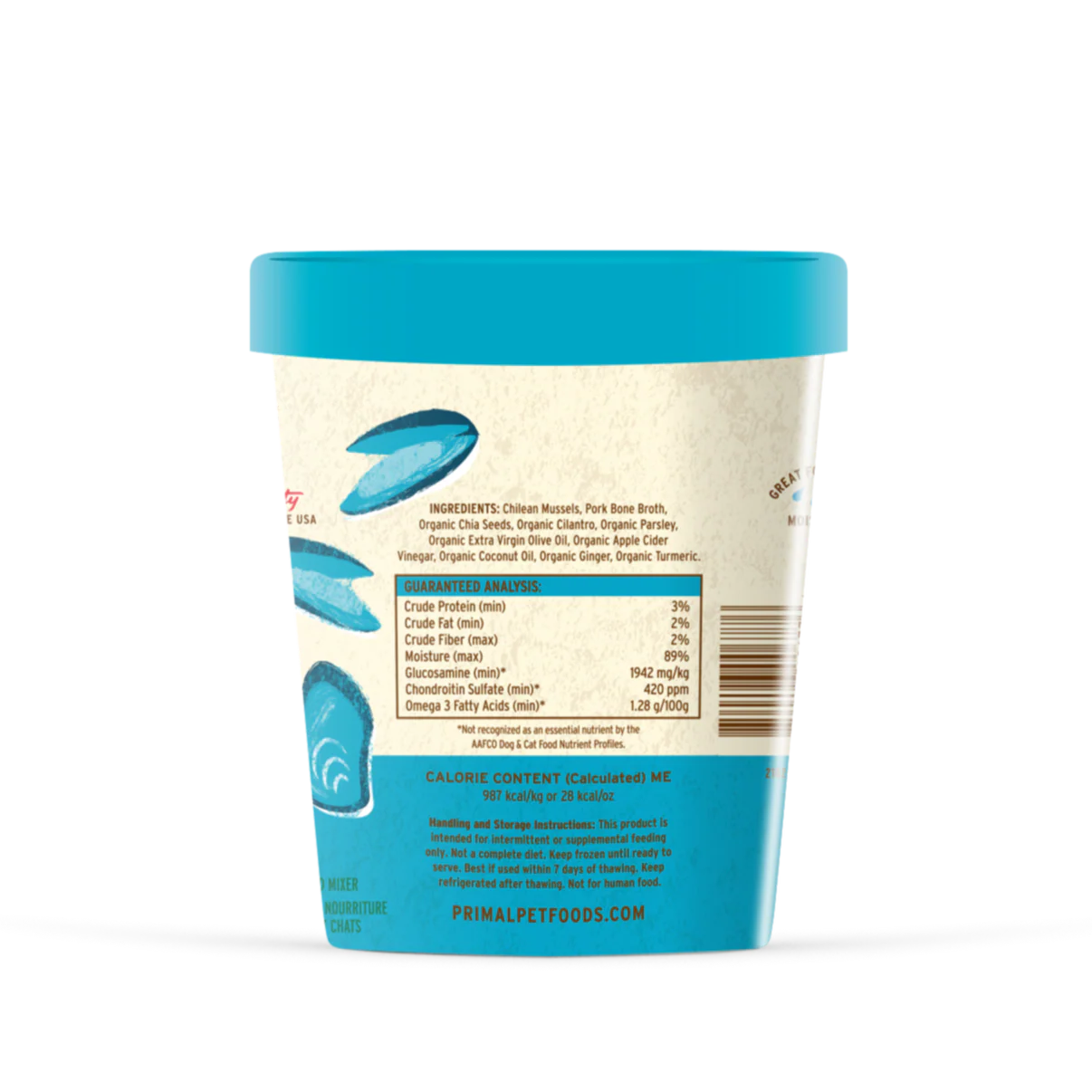 Primal Omega Mussels Fresh Topper