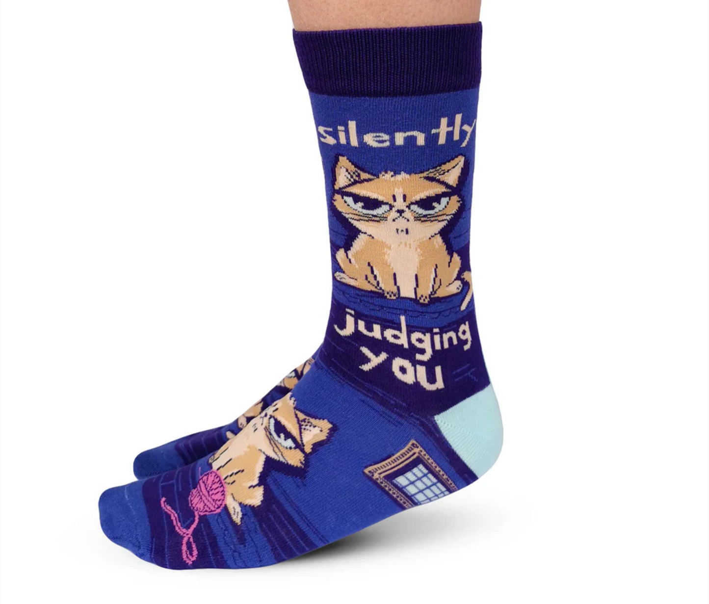 Uptown Sox Ltd. 🍁Women's Silently Judging You Socks - Sizes 6-10