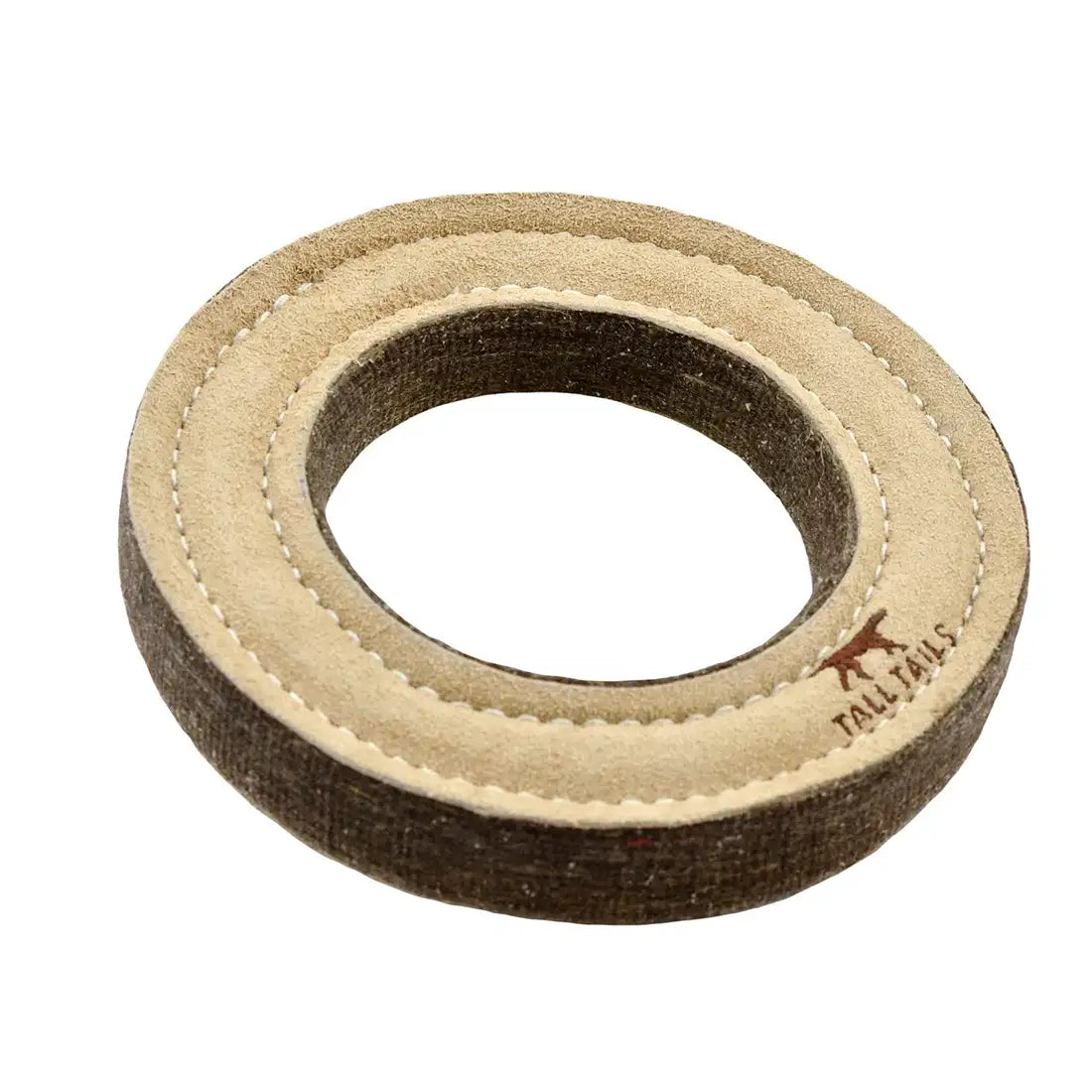Tall Tails Natural Leather Ring 7in