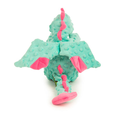 goDog Dragon Seafoam Large Dog Toy