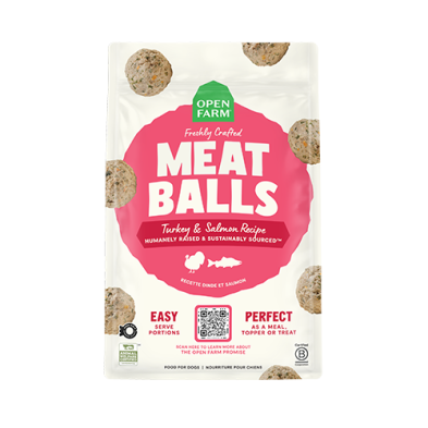 Open Farm® Freshly Crafted Meatballs Turkey & Salmon Recipe 14oz