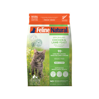 Feline Natural™ Chicken & Lamb Feast Freeze-Dried Cat Food