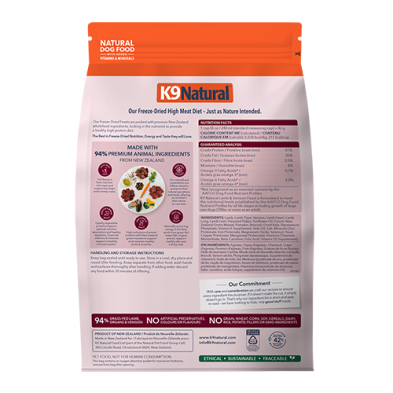 K9 Natural Lamb & Venison Feast