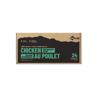 Iron Will Raw®🍁 Canine Complete™ Chicken Performance Blend Frozen Dog Food 24lb