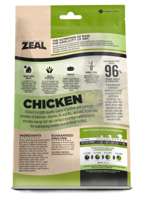 Zeal Chicken Gently Air-Dried Food for Dogs