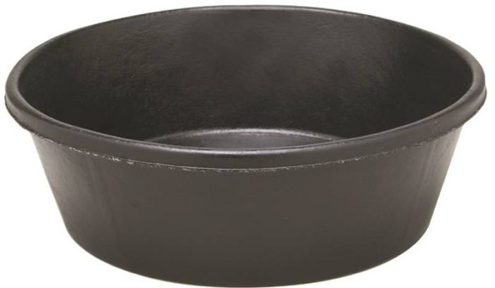 Fortex 7.5L Rubber Feed Pan Black