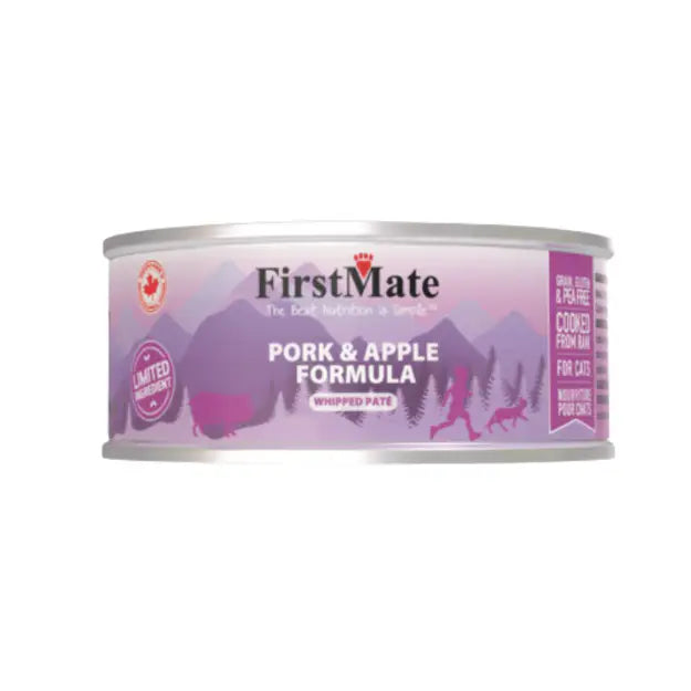 FirstMate π Limited Ingredient Grain-Free Pork Formula Can 91g
