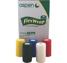 Flex Wrap EZ Tear 4" Assorted Colours