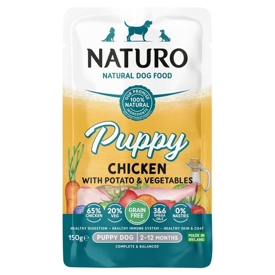 Naturo Canine Puppy Grain Free Chicken Potato & Veg 150g