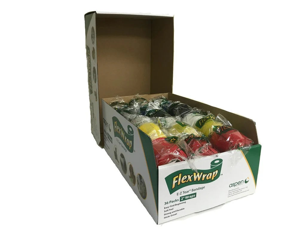 Flex Wrap EZ Tear NO Chew Dog Safe 4" Assorted Colours