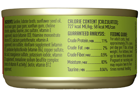 Tiki Cat Tahitian Grill Sardine Cutlets Cat Food 2.8oz