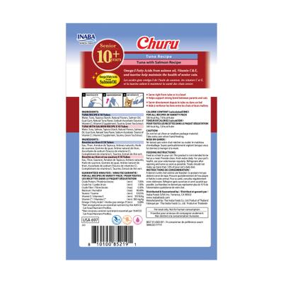 Churu Cat Senior 10+Years Tuna Recipe 20 Pack