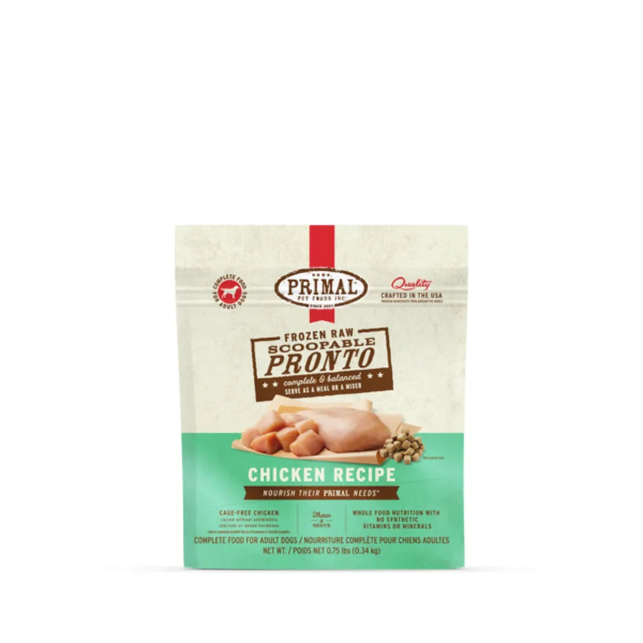 Primal Pet Foods Canine Chicken Pronto Formula Trial 0.75Lb
