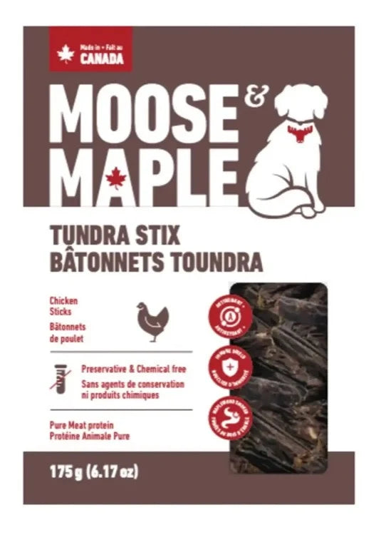 Moose & Maple Tundra Chicken Stix Dog Treats 175g