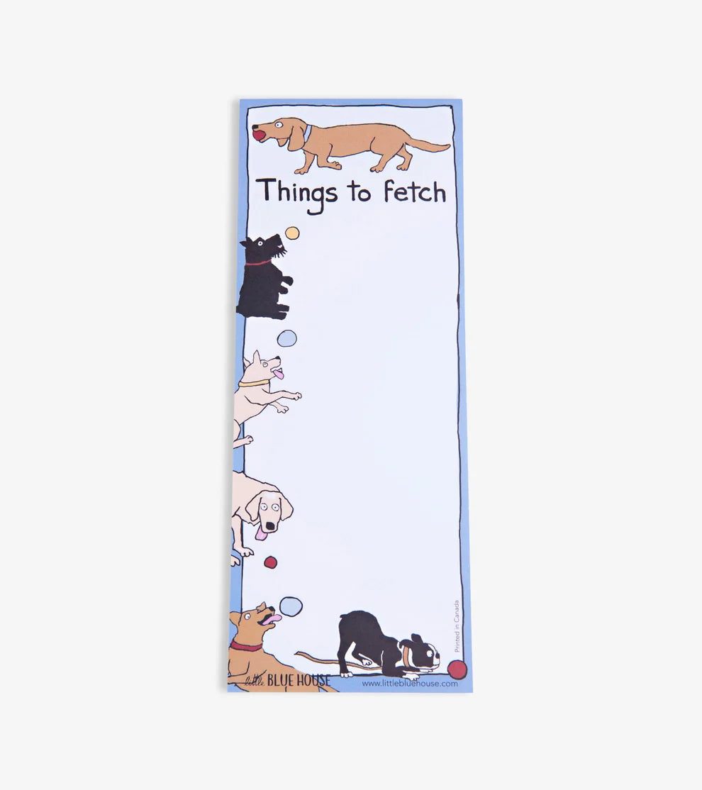 Things to Fetch 🍁 Little Blue House Magnetic Notepad
