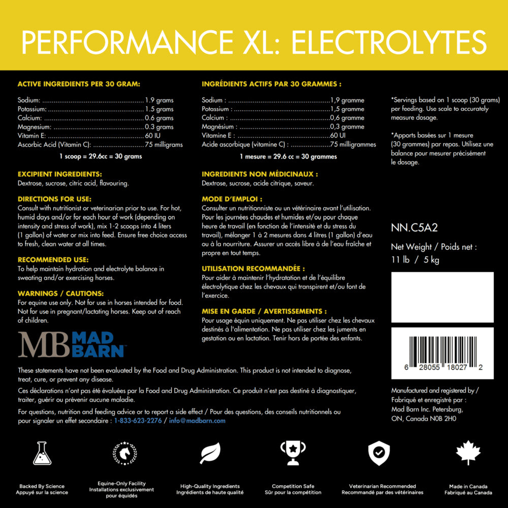 MadBarn 🍁Performance XL: Electrolytes