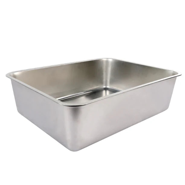 All For Paws Go Fresh Stainless Steel Litter Pan 19.5" x 14.5" x 6"