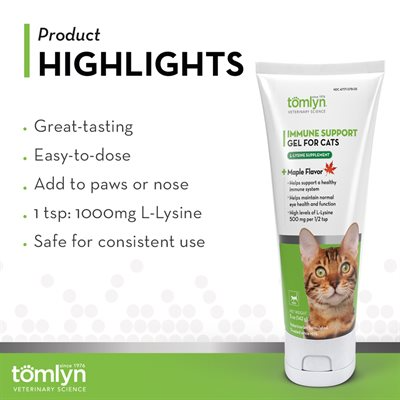 Tomlyn Immune Support L-Lysine Gel 5oz - 1000mg