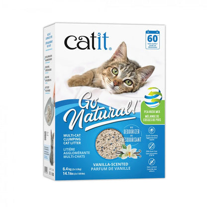 Catit 🍁MultiCat Pea Husk Litter Vanilla 6.4Kg