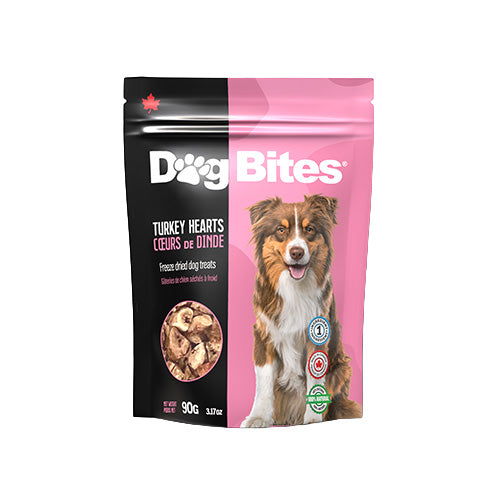 Dog Bites® 🍁Freeze-Dried Turkey Hearts Dog Treat