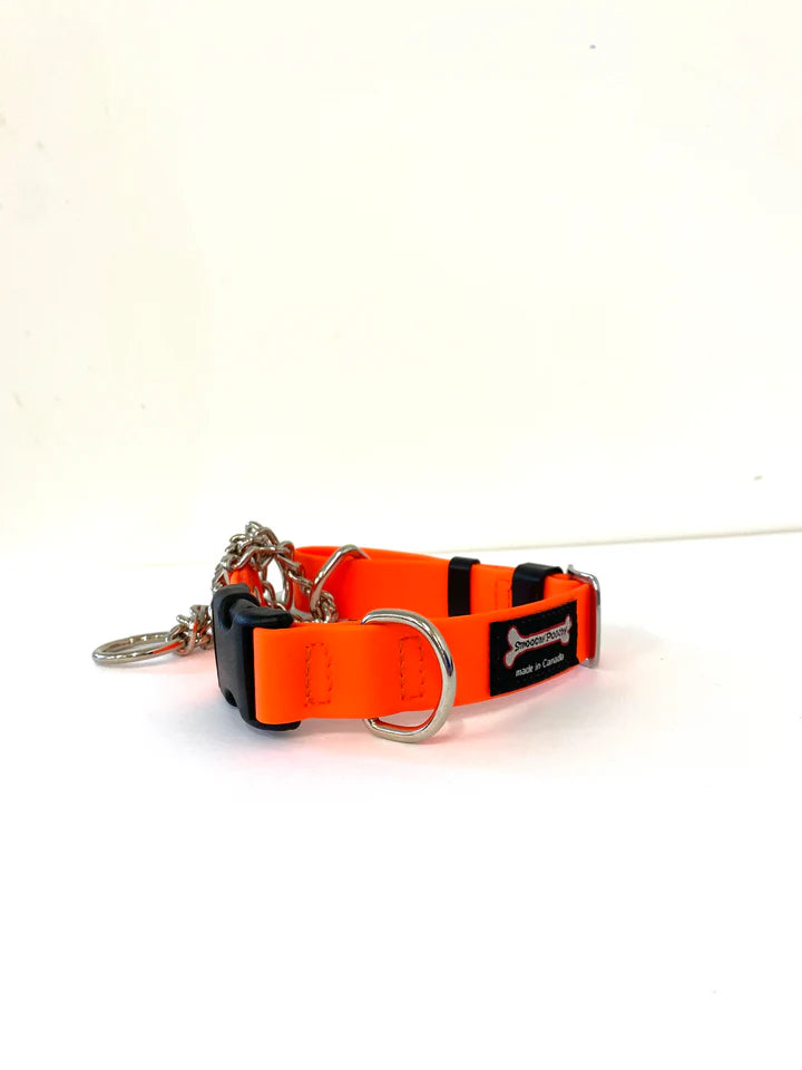 Smoochy Poochy 🍁Orange Waterproof Martingale Collar