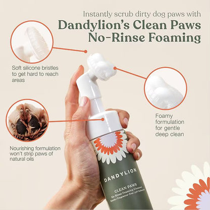 Dandylion 🍁 Clean Paws No-Rinse Foaming Cleanser