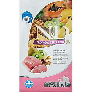 Farmina N&D Tropical Selection Adult Med/Maxi Pork, Spelt, Oats & Fruits for Dogs