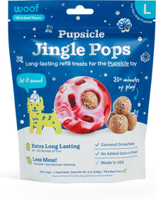 Woof Jolly Pops Holiday Pupsicle Refill Pops