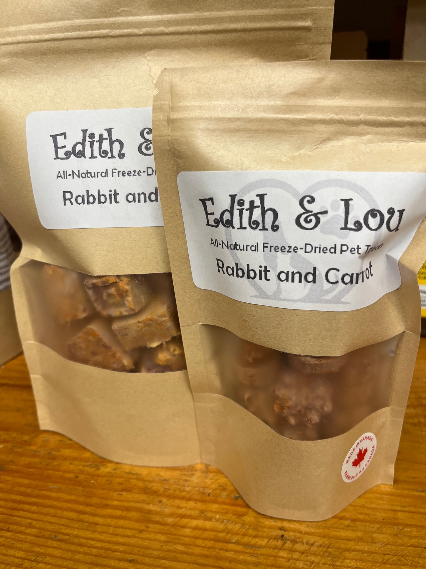 Edith & Lou 🍁Rabbit with Carrot Treats for Dogs