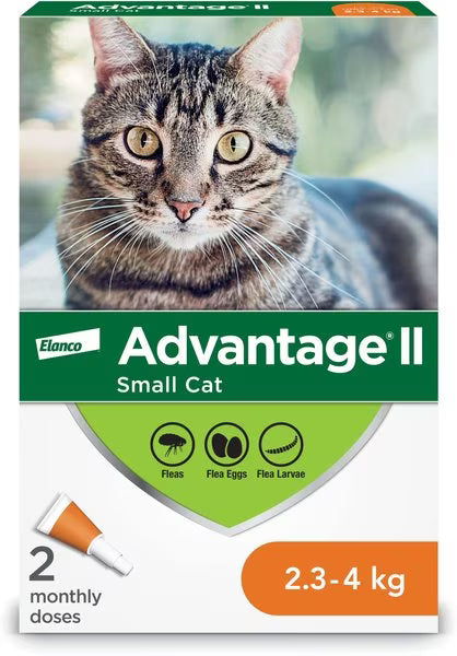 Elanco Advantage II Small Cat 2.3kg-4kg