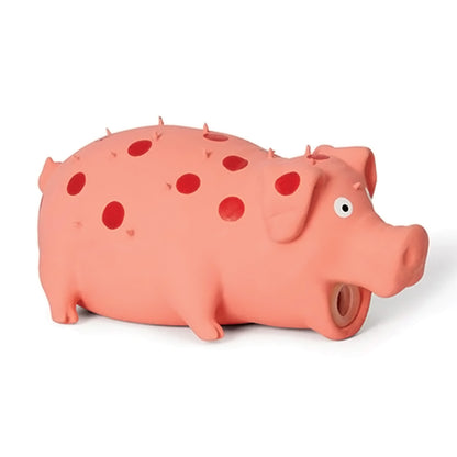 Bud'Z 🍁Latex Spotted Pig Squeaker 8"