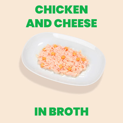 Almo Nature HQS Natural Cat Food - Chicken With Cheese In Broth 70g