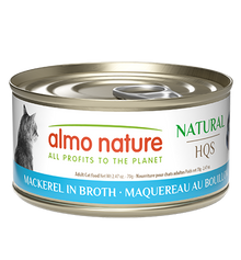 Almo Nature HQS Natural Cat Food - Mackerel In Broth 70g
