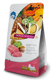 Farmina N&D Tropical Selection Adult Mini Pork, Spelt, Oats & Fruits for Dogs