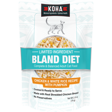 Koha Bland Diet Chicken & White Rice with Pumpkin for Cats 2.8oz