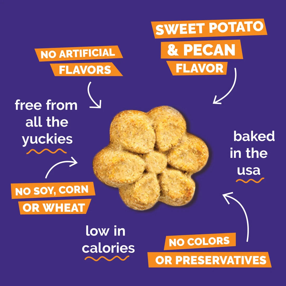Fruitables Sweet Potato & Pecan Dog Treats 7oz
