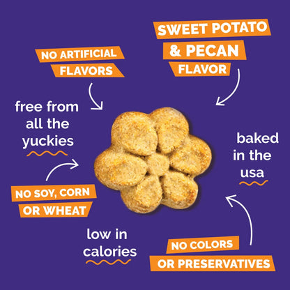 Fruitables Sweet Potato & Pecan Dog Treats 7oz
