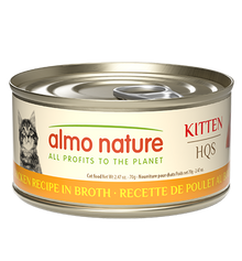 Almo Nature HQS Natural Kitten Chicken Recipe in Broth 70g