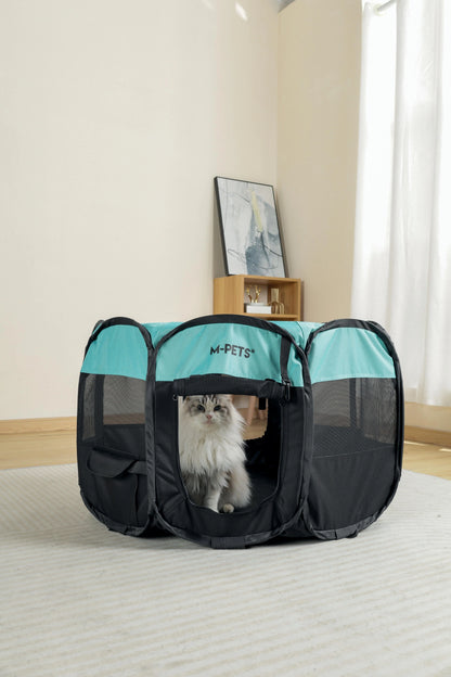 M-Pets  Foldable Octagon Pen for Dogs & Cats