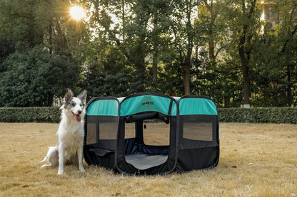 M-Pets  Foldable Octagon Pen for Dogs & Cats