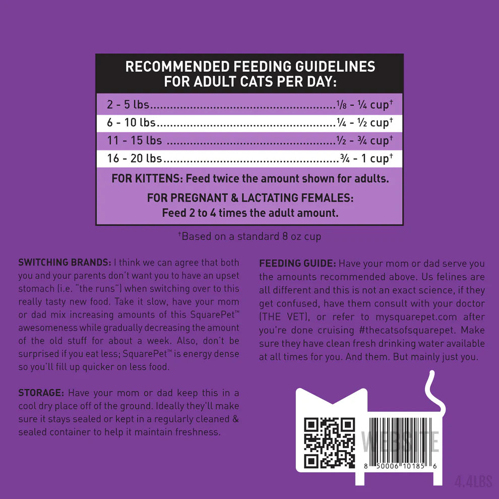 SquarePet PowerCat Turkey & Chicken 2kg