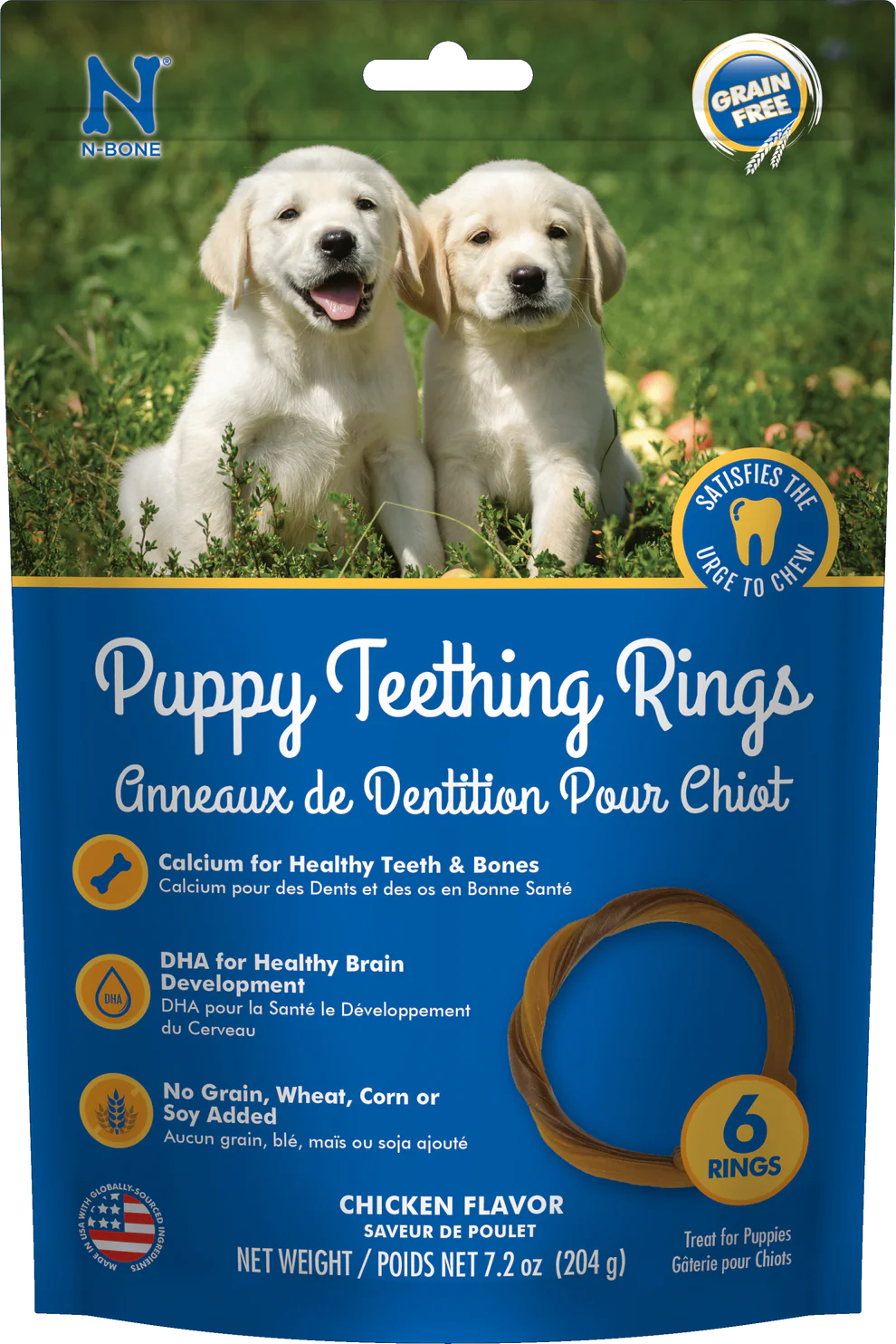 N-Bone Chicken Puppy Teething Rings