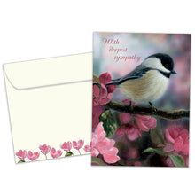 Tree Free Greetings 🍁Chickadee With Deepest Sympathy