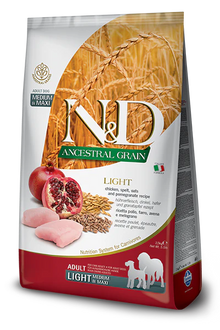 N&D Farmina Ancestral Grain Light Chicken & Pomegranate Med/Maxi Dog Food