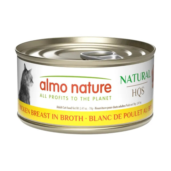 Almo Natura HQS Natural Chicken Breast in Broth for Cats 70g