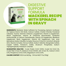 Almo Nature HQS Digestive Support Cat Food - Mackerel Recipe With Spinach In Gravy 6 x 50g