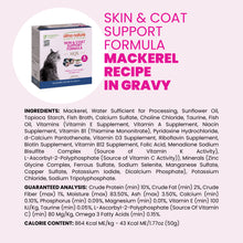 Almo Nature HQS Skin & Coat Care Cat Food - Mackerel Recipe In Gravy 6 x 50g
