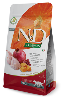 Farmina N&D Adult Neutered Quail, Pumpkin & Pomegranate for Cats 1.5KG