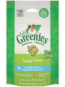 Greenies Catnip Flavour Feline Dental Treats 2.1oz