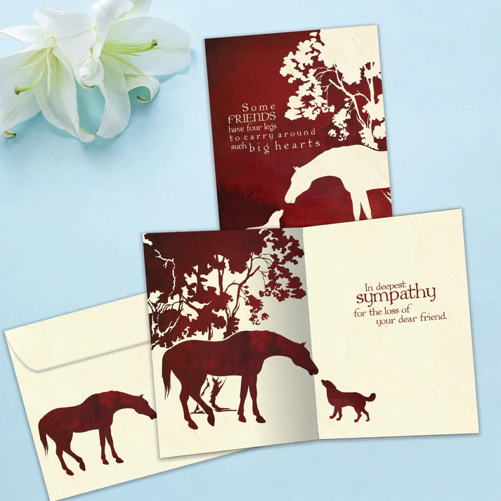 Tree Free Greetings 🍁Four Legged Friends Sympathy Card